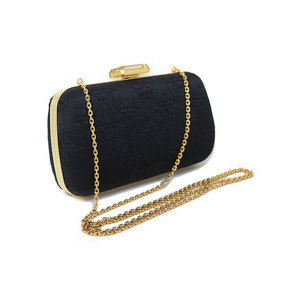 Louis Vuitton Monogram 2WAY Minaudière Bag Black Motard